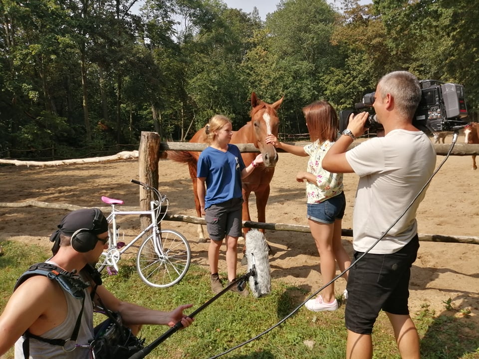Nasze konie w obiektywie kamery ekipy TVP Wrocław!